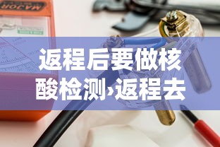 返程后要做核酸检测›返程去程