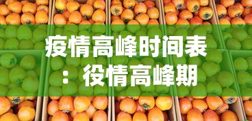 疫情高峰时间表：役情高峰期