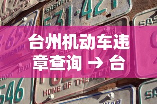 台州机动车违章查询 → 台州违章车辆查询 台州机动车违章查询 → 台州违章车辆查询