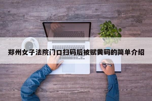 郑州女子法院门口扫码后被赋黄码的简单介绍
