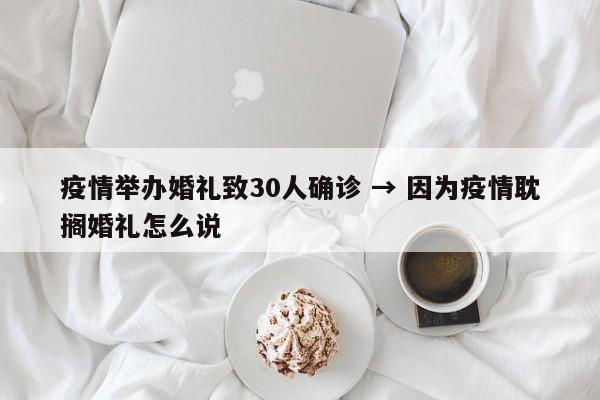 疫情举办婚礼致30人确诊 → 因为疫情耽搁婚礼怎么说