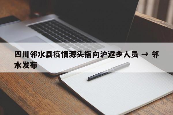 四川邻水县疫情源头指向沪返乡人员 → 邻水发布