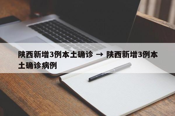 陕西新增3例本土确诊 → 陕西新增3例本土确诊病例